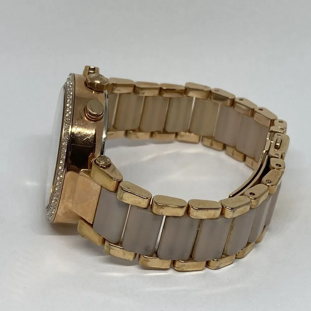 Michael Kors Parker MK5865 Womens Stainless Steel Analog Dial Quartz Watch WO487 - Picture 9 of 12